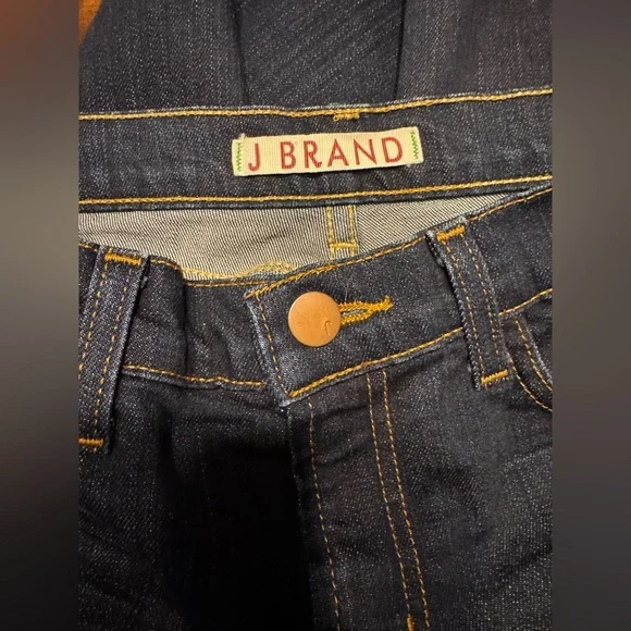 J. Brand Women’s Premium Denim Dark Wash Mid Rise Bootcut Jeans In Ink Sz 28 - Picture 5 of 10